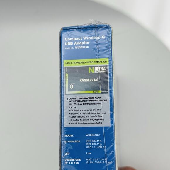 Linksys Compact Wireless - G USB Adapter Model WUSB54GC BRAND NEW Sealed. - Picture 11 of 16